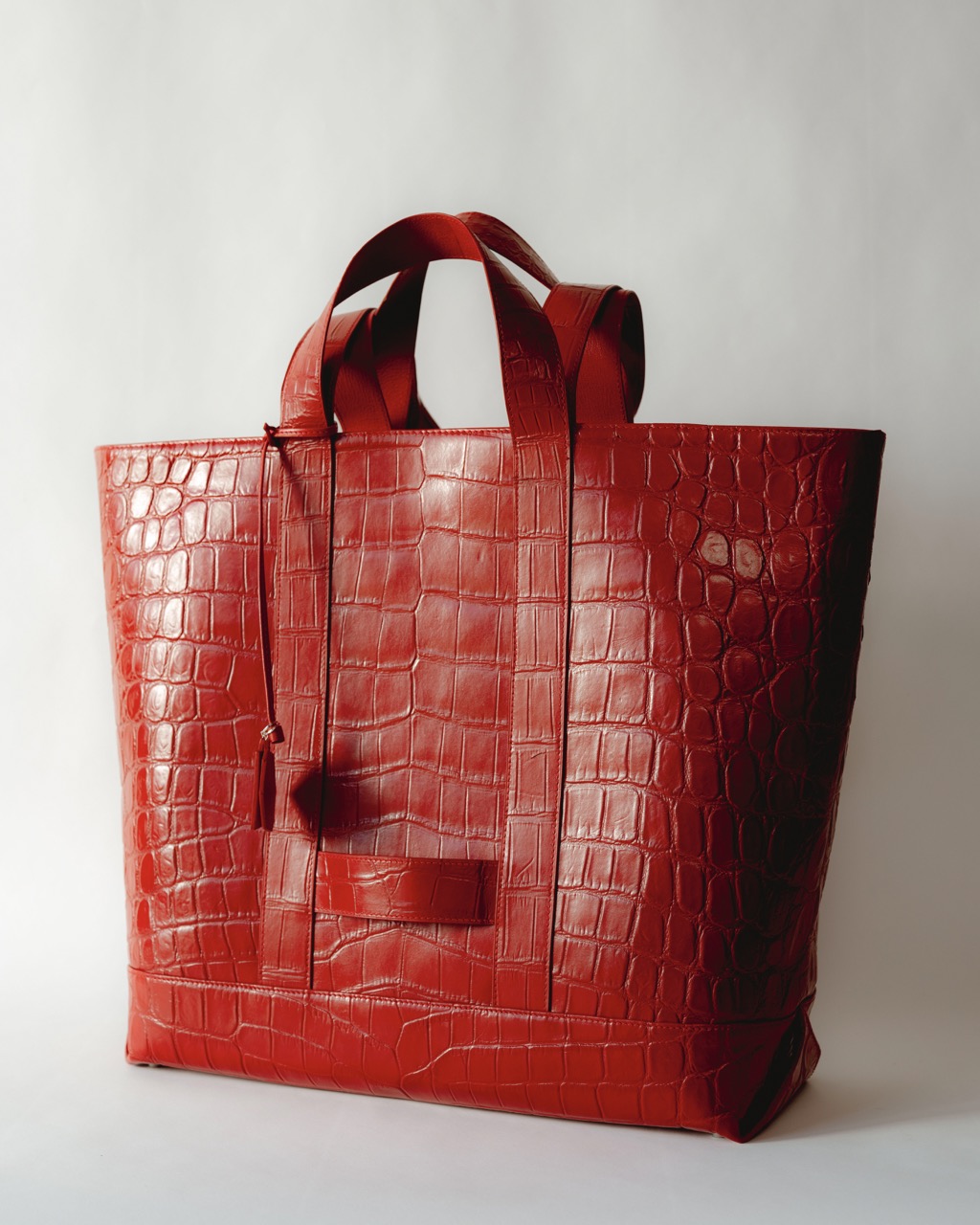 Bell Bag Engine Red Croc